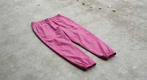 Pink <b>Nylon</b> <b>Jogger</b> Pants Elastic Waist Drawstring Leggings Breathable Training Track Pants for Women - Product Image 4