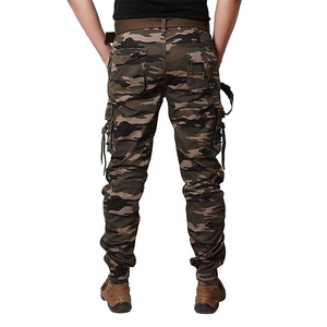 Pantalon cargo unisexe d'extérieur, taille haute, cordon de serrage, respirant, coupe-vent, séchage rapide, pour randonnée et chasse, faible MOQ, OEM - Product Image 2