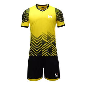 OEM Custom Printed Football Team Uniform High Performance Soccer Jersey Shorts Set Lightweight Breathable UV Protection - Product Image 1
