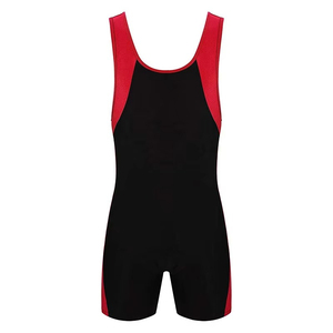 Wrestling Singlet Breathable Quick Dry Gym Weightlifting Suit Spandex/Polyester Material OEM Service - Product Image 3