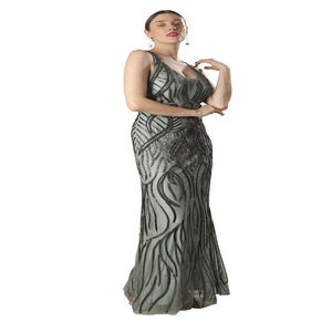 Diseñador de Lujo |   Vestido Largo de Noche para Mujer |   Elegante Ropa Formal India |   Vestido para Gala de Boda |   Gran Fiesta de Gala |   Conjunto de Ropa - Product Image 1