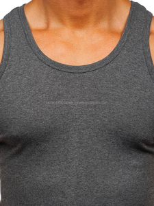 2025 Gradient Color Edge Grinding Waffle Sleeveless <b>T</b>-<b>Shirt</b> High Street <b>Men</b> Women Vintage Washed Vest Tank Top OEM Serviced - Product Image 5