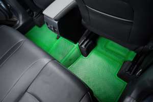 PVC 5mm d'épaisseur imperméable ensemble complet tapis de sol de voiture pour berline 2 rangées fabriqué au Vietnam - Product Image 5