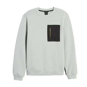 Wholesale Cotton Fabric Pullover <b>Sweatshirts</b> <b>Plain</b> Dyed Plush Blank Custom Logo and design Breathable <b>Sweatshirts</b> OEM - Product Image 2