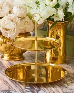 Event Ready Metal Cake Stand Cake Display Stand Dessert Serving Tray Wedding Table Decoration - Product Image 6