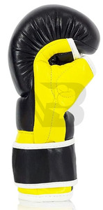 Gants d'entraînement de boxe en cuir de vachette véritable de haute qualité, fabriqués au Pakistan, avec logo personnalisé, fermeture légère et durable, offre spéciale - Product Image 4