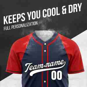 Maillot de baseball personnalisé sublimé pour hommes, respirant, en polyester, à boutons, uniforme d'équipe, chemise de baseball personnalisée, athlétique - Product Image 6