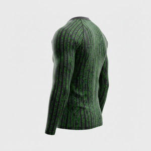 Unisex Long Sleeve Rash Guard Compression Fit Quick Dry Swim Shirt <b>Surf</b> Top Activewear for Gym Training Fitness - Product Image 3