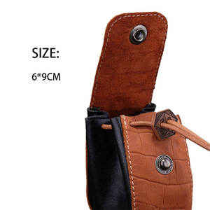 Leather Dice Cup With Crocodile Pattern Embossed Design Handmade Luxury Dice Storage Bag For Adults - Product Image 5