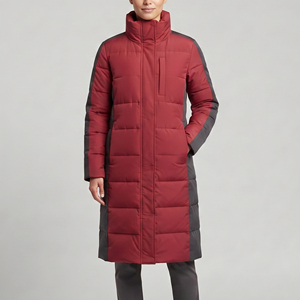 Women's Long Padded Winter <b>Coat</b> Outdoor <b>Bubble</b> Chest Pocket Puffer Long Jacket Women Warm Up Knitted Long Down Jackets Ladies - Product Image 1