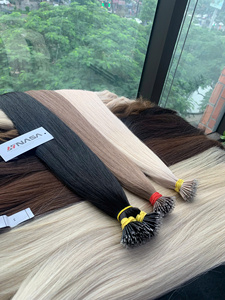 Extensiones de Cabello Humano Virgen de Alta Calidad con Punta Nanoring de 28 Pulgadas y 100g, Liso Natural con Super Double Drawn, Precio al por Mayor - Product Image 5