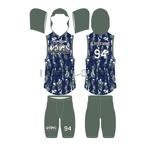 Maillots de football américain personnalisés à capuche Dri-Fit 7 sur 7, sans manches, à compression, pour hommes, uniforme de flag football 7v7 - Product Image 5