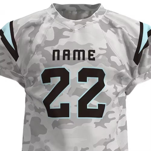 Uniforme de football américain pour jeunes personnalisable avec design respirant, nom du joueur personnalisable, uniforme d'équipe à un prix abordable - Product Image 6