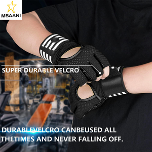 Gants de sport pour la musculation, l'entraînement, les tractions, le fitness, le rowing avec support de poignet pour hommes/femmes - Product Image 6