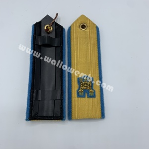 Épaulettes d'officier du grade supérieur du Brunei royal entièrement personnalisées, brodées en or de qualité supérieure - Product Image 5