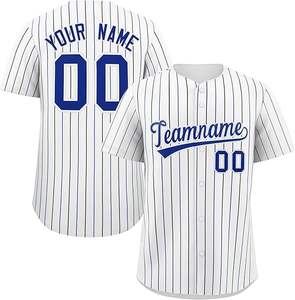Camisetas de Béisbol Personalizadas con Nombre y Número, Unisex, Cortas, 100% Algodón Orgánico, Sublimadas, para Equipos Deportivos - Product Image 4