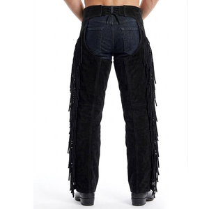 Premium Grade Suede Western Horse <b>Riding</b> <b>Chaps</b> Full Coverage Legwear Customized Pattern Expert Leather Craft Supplier - Product Image 2