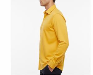 Camisa de vestir para hombre hecha a medida, cosida, personalizada, informal, antiarrugas, transpirable y cómoda. - Product Image 3