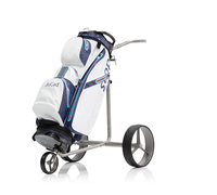 Nouveau chariot de golf électrique intelligent JuCad Drive SL Titan Travel 3.0 avec batterie au lithium, pliable, en fibre de carbone, certifié CE