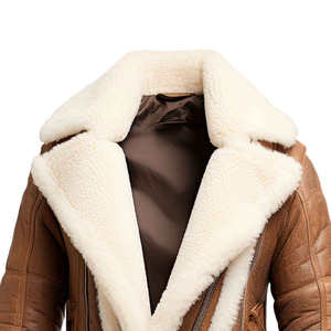 <b>SMART</b> SHINE ENTERPRISES <b>Men</b> Soft Premium Leather <b>Jacket</b> Full Zip Casual Comfortable Durable Regular Fit Classic Fashion Winter - Product Image 3