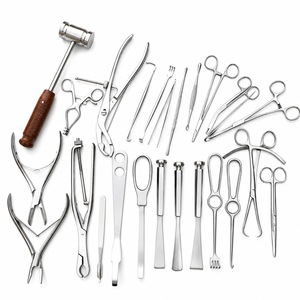 Basic Orthopedic Surgery Instrument Set 25-Piece Manual with Storage Professional High Quality Box for Bone Surgery - Product Image 1