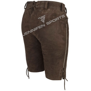 Wholesale Pure Genuine Suede Leather German <b>Women</b> <b>Lederhosen</b> Shorts Bavarian Cow Hide Suede Leather Short Custom With Embroidery - Product Image 5