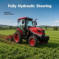 4WD Landwirtschaftlicher Traktor DMC704 mit Luftbremse, Zwei Hydraulikanschlüssen und Doppelgeschwindigkeits-Zapfwelle