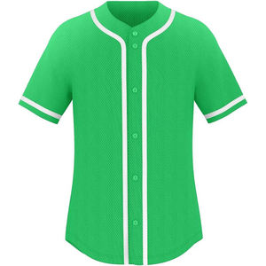 Maillots de baseball Pro Series en polyester à haute circulation d'air, tissage interlock, esthétique asymétrique contemporaine pour un look moderne - Product Image 1