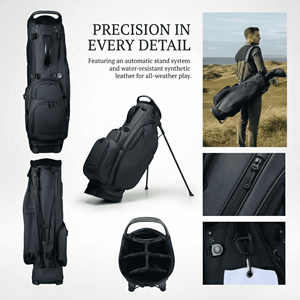 Bolsa de Golf Bagnex Vintage de Cuero PU, Impermeable, Ligera y Duradera, en 4 Colores, para Hombre y Mujer - Product Image 2