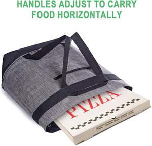 Sac isotherme vintage en polyester Momy Lady, souple, étanche, avec fermeture éclair, pour la plage, les courses, avec poche humide réutilisable - Product Image 5