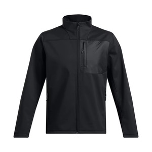 Comfortable Lightweight Canvas Breathable Windproof <b>Vintage</b> Winter <b>Windbreaker</b> Jacket Hooded Stand Collar Front Logo Men's - Product Image 3