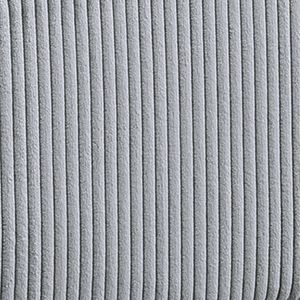 Contemporaneo 1 pz morbido pouf grigio scuro in velluto a coste con gambe in legno per sgabelli da salotto e pouf - Product Image 6