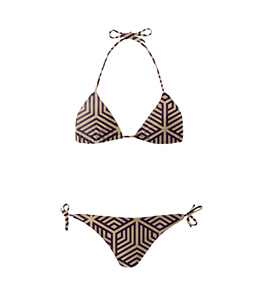 Nuevo Conjunto de Bikini Triangular Estampado para Mujer 2k26, Traje de Baño de Dos Piezas con Tirantes Ajustables, Ropa de Playa para Verano - Product Image 4