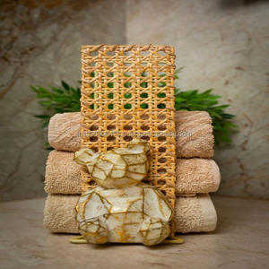 K S Exports Serviette et porte-serviettes classiques en métal faits à la main, imperméables, avec un élégant support pour la décoration de la maison et des hôtels - Product Image 1