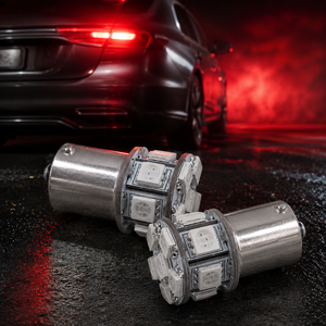 Nueva Bombilla LED Brillante para Automóviles 7440 3157 1156 1157 13SMD 5050 12V, Luz de Giro para Camiones y Motocicletas, Luz de Freno Amarilla Dorada - Product Image 5