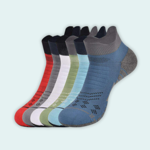 Mesh Cotton Men's & Women's Athletic Reinforced Cushion Sole Breathable with High Quality Heel & Toe Ankle <b>Socks</b> for Sports - Product Image 1