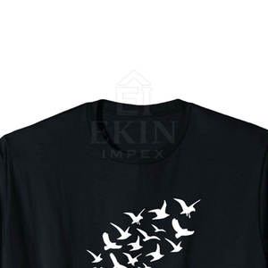 T-shirts vierges pour hommes, impression sérigraphique, DTF, DTG, impression en relief, effet vieilli, appliqué chenille, broderie, délavé à l'acide, multi-techniques - Product Image 3