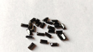 Ónix Negro Natural de 3x6 mm, Piedras Preciosas Facetadas en Forma de Octágono, Lote al por Mayor - Product Image 3