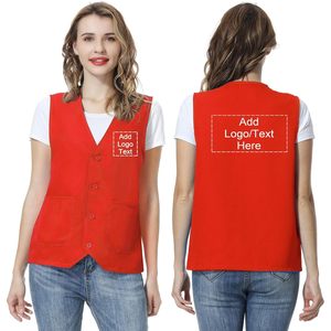 2025 gilet de travail unisexe personnalisé uniforme de supermarché personnalisé pour les activités de bénévolat - Product Image 3