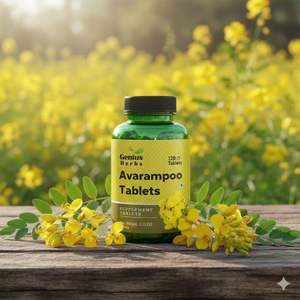 Comprimés Avarampoo, extrait naturel de fleur de Senna Auriculata, pilules à base de plantes, qualité supérieure, produit de santé botanique, vente en gros - Product Image 3