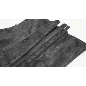 Fashion Men's Outfit <b>Punk</b> Sleeveless Waistcoat Gothic Lace-Up Detailing Rock Motorcycle Vest Coat 2026 - Product Image 6