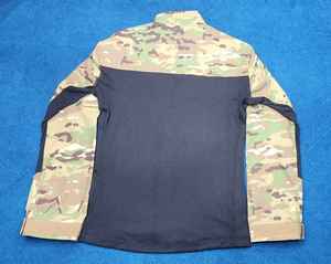 Custom Brand Name Unisex Tactical Long Sleeve T-<b>shirts</b> Polyester/Cotton Knitted Fabric Breathable Quick Dry <b>Camouflage</b> - Product Image 2