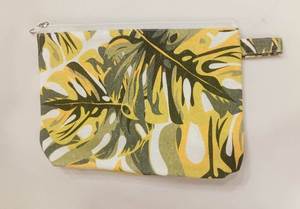 Bolsa de Cosméticos con Cierre, Bolsa de Maquillaje Floral de Tela de Algodón, Estuche de Aseo Portátil - Product Image 5