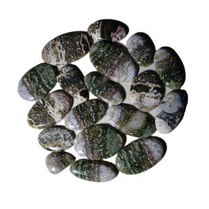 พลอยแจสเปอร์ธรรมชาติคุณภาพสูงรูปทรงผสมแบบคาโบชอง ขนาด 20-45 มม. น้ำหนัก 8-12 กรัม สำหรับทำเครื่องประดับ ขายส่ง - Product Image 2