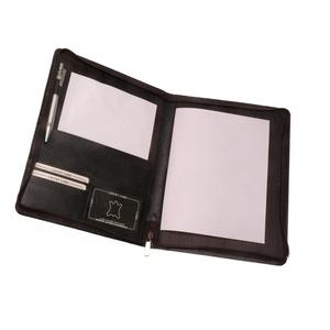 ไดอารี่ปกหนังที่มีช่องใส่กระดาษที่มีห่วงปากกาที่แนบมา - Product Image 2