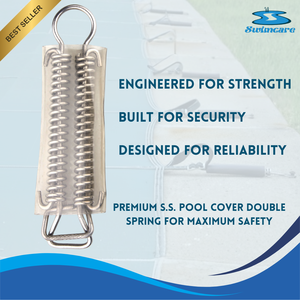 สปริงสแตนเลสแบบคู่พร้อมปลอกหุ้ม - สปริงสำหรับคลุมสระแบบหนาพิเศษ - Product Image 3
