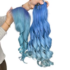 Extensiones de Cabello Humano Vietnamita Ombre de la Más Alta Calidad, Colores Vibrantes, Cabello Natural Rizado, Set de Paquetes con Cierre 2026 - Product Image 5