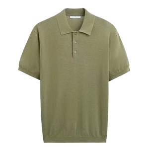 Men's Polo T Shirt Stretch Short Sleeve Casual Collared <b>Top</b> for Summer Outdoor Sports Daily Wear <b>Maroon</b> Soft Stylish - Product Image 1