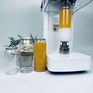 Machine de scellage de canettes de boissons en plastique PET, scelleuse électrique entièrement automatique à haute efficacité, 30 pièces/min, cartons en papier - Product Image 5
