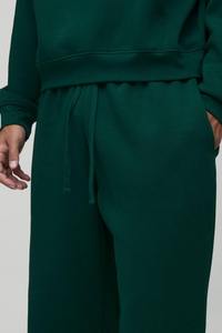 กางเกงวอร์มจ็อกเกอร์ทรงโอเวอร์ไซส์ผ้าโพลีเอสเตอร์/คอตตอนผสมเนื้อหนัก ระบายอากาศได้ดี พิมพ์ลายปัก สำหรับผู้ชาย สไตล์ลำลอง ซักแล้ว - Product Image 2